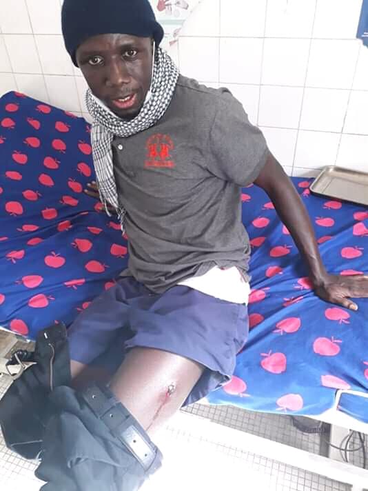 Place de l'Obélisque : Le jeune Abdoul Khadr Sano parmi les blessés 