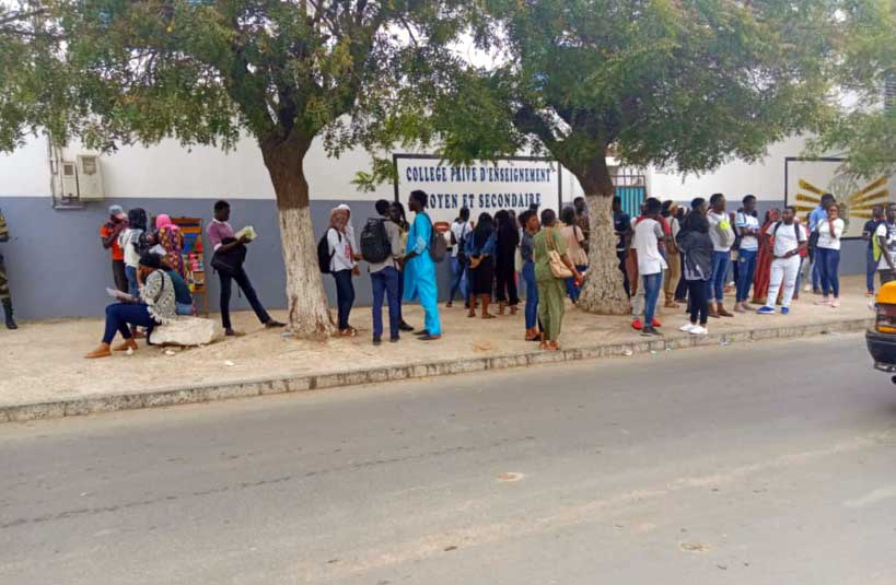 Bac 2019 à Kolda :Encore des résultats pas fameux au premier tour