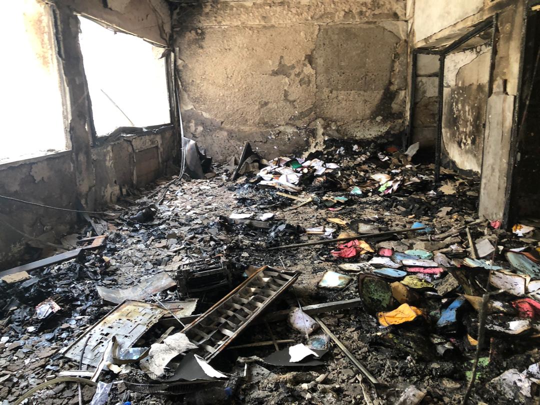 Incendie à la Direction Générale du Trésor Public de Dakar