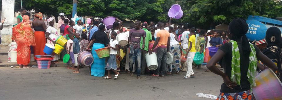 Pénurie d’eau à Dakar : Les populations crient leur ras-le-bol