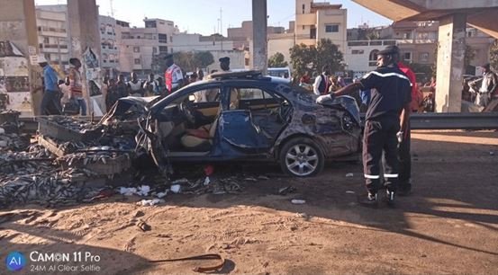 Accident à hauteur du Stade LSS : Une course-poursuite entre deux camions fait 3 morts et 7 blessés graves