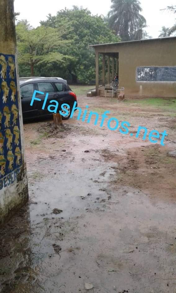 Ziguinchor : Une forte pluie gâche la reprise des cours...