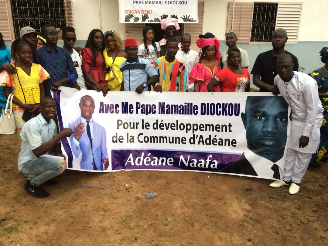 Mairie d'Adéane : La jeunesse porte son choix sur Me Diockou 