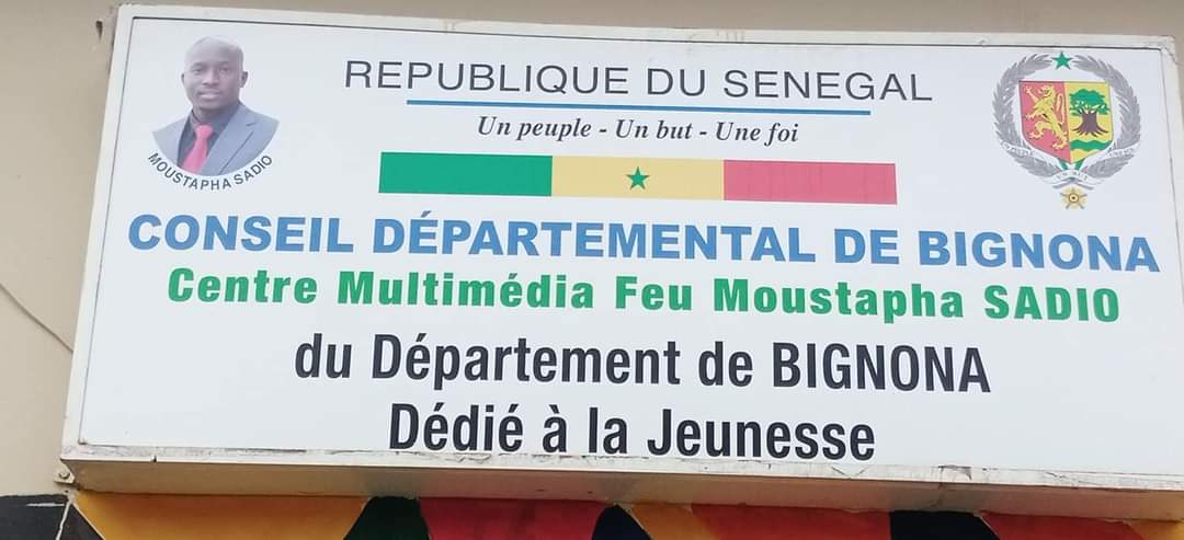 Bignona : Le Conseil départemental inaugure son Centre Multimédia Moustapha Sadio 