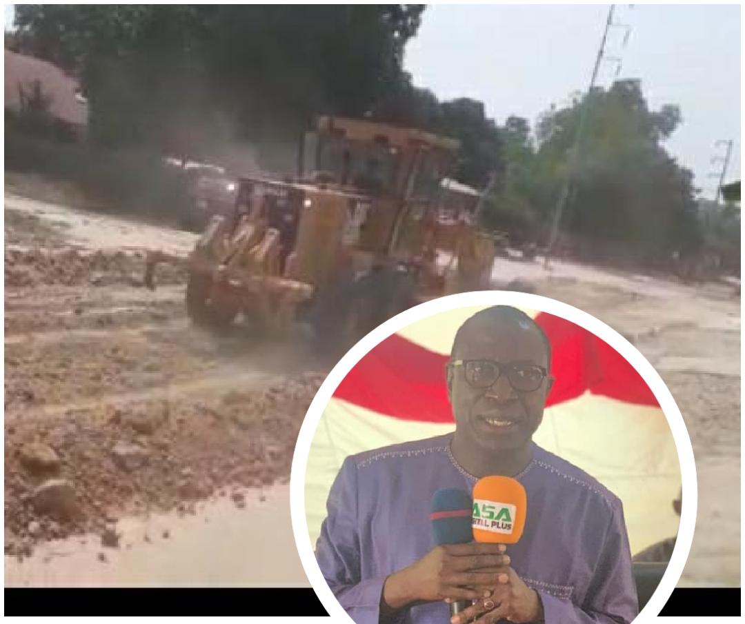 Bignona : Mamina Kamara félicité par les usagers de la route après les travaux