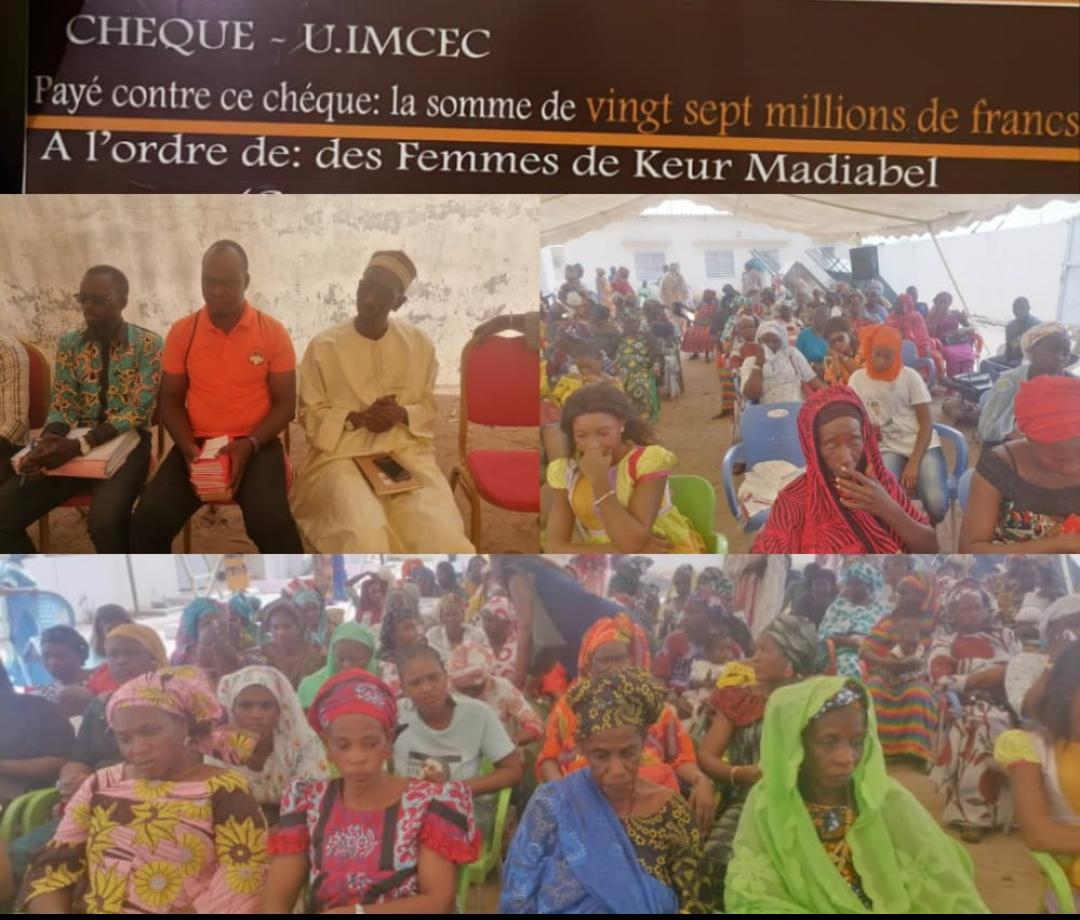 Keur-Madiabel : Le Maire Abdoulaye Diatta débourse une enveloppe de 23 millions pour soulager les femmes...