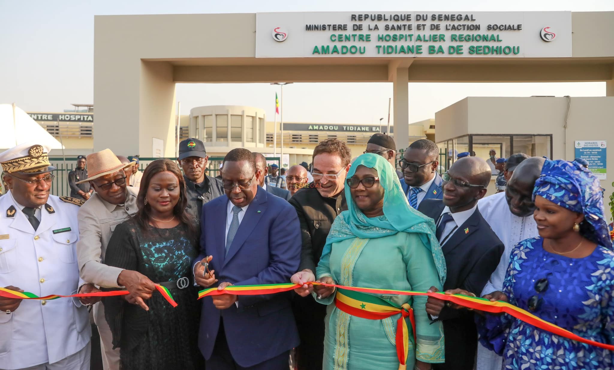 L'hôpital Amadou Tidiane Ba de Sédhiou inauguré par le chef de l'Etat