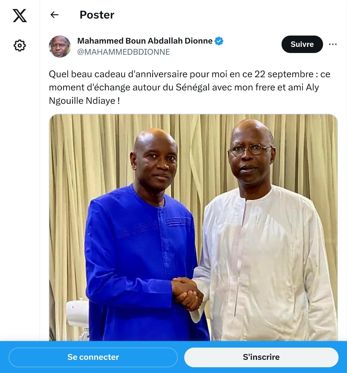 Présidentielle 2024 : Vers une alliance Dione et Aly Ngouille Ndiaye ?