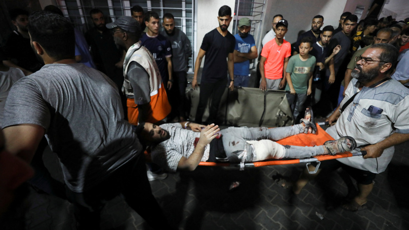 Gaza: au moins 200 morts dans une frappe israélienne sur un hôpital selon le Hamas