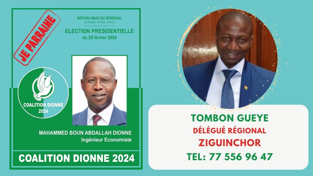 Ziguinchor : Boun Abdallah Dionne décroche Tombon Guèye de BBY et le bombarde Délégué Régional de la coalition "Dionne 2024"