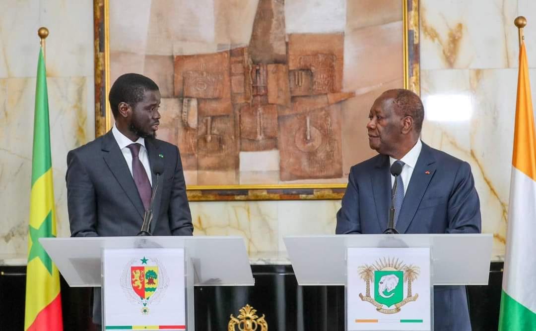 Visite d’amitié de Bassirou Diomaye Faye à Abidjan : Ce que les présidents sénégalais et ivoirien se sont dit Visite d’amitié de Bassirou Diomaye Faye à Abidjan : Ce que les présidents sénégalais et ivoirien se sont dit