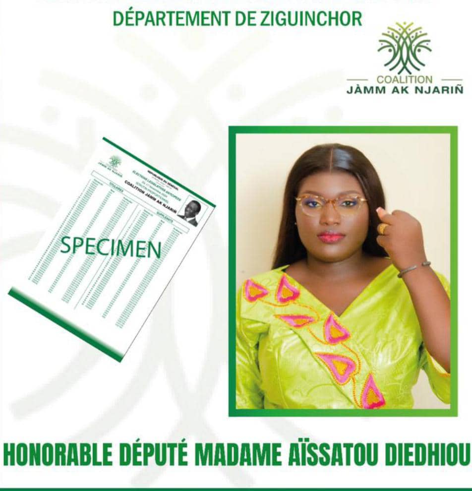 Ziguinchor : Une proche de Doudou KA investie candidate départementale de Jaam ak Njerign Ziguinchor : Une proche de Doudou KA investie candidate départementale de Jaam ak Njerign