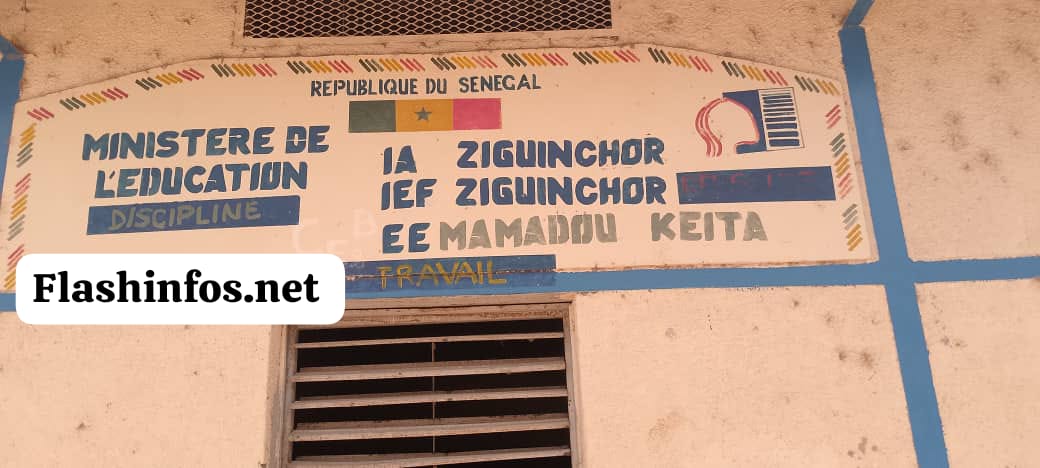 Ziguinchor : L’école Mamadou Keita de Kandialang de nouveau cambriolée...les fenêtres de la nouvelle salle de classe dérobées.