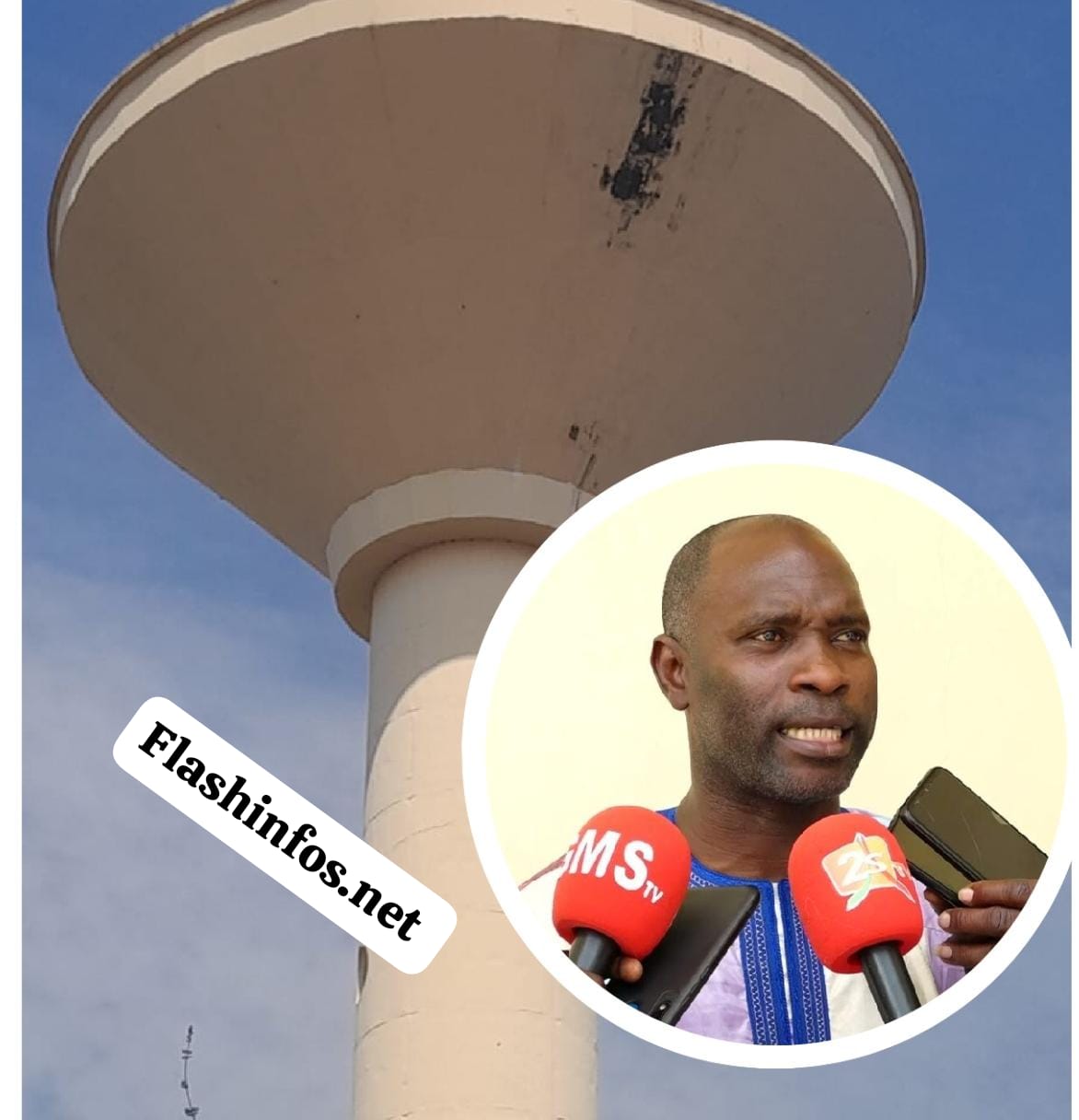   Ziguinchor : Le château d’eau de Boutoupa-Camaracounda remis en service par la mairie