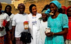 Léna Sène soutient la transformatrice en arachide, Mme Fatou Sall Ndiaye Mbacké à Touba