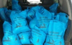Insolite: Des sacs de riz à l'effigie du Maire Abdoulaye Timbo, oncle du Président Sall