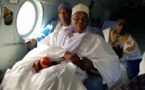 Me Wade quitte Dakar à bord d'un hélicoptère en direction de Touba