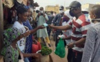 Bignona : Le maire Keita distribue des masques aux populations (images)