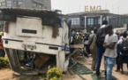 Accident de bus au rond-point EMG : un mort et une vingtaine de blessés
