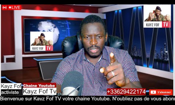 Dernière minute : L’activiste Kayz Fof placé en garde à vue à Paris