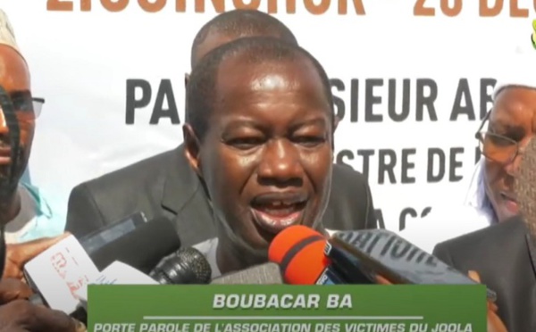 Ziguinchor : Le coup de gueule de Boubacar Ba Président de l’ANFVR/Joola