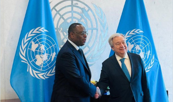 4P : Le nouvel envoyé spécial Macky Sall a rencontré le secrétaire général de l’Onu