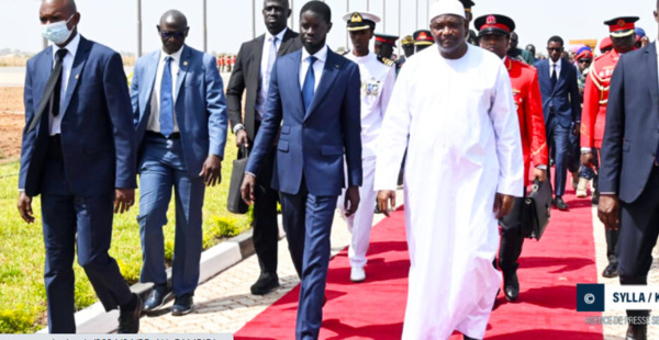 Relations Sénégalo-Gambiennes : « Je ne ferai pas moins que mon prédécesseur! » (Bassirou Diomaye Faye à Barrow )