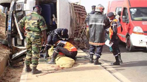 SÉDHIOU: Sept blessés dans une collision entre un véhicule de transport et un camion