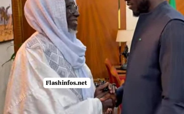  Audience au Palais : L'Imam ratib de Bignona,  Elhadj Fansou Bodian reçu par le président Bassirou Diomaye Faye 