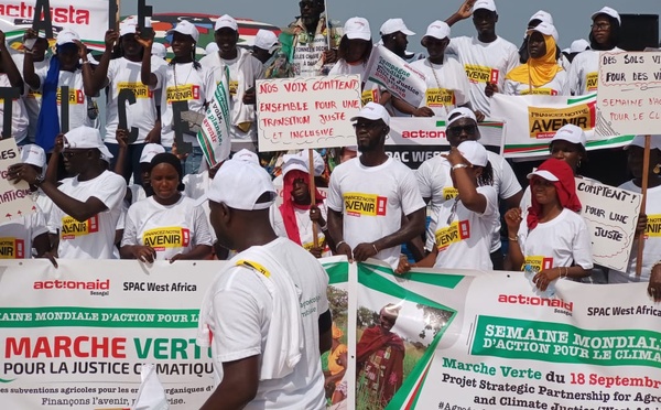   Dakar : Une grande marche pour la justice climatique